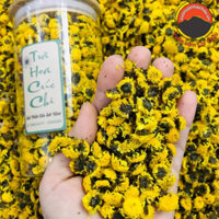 Trà Hoa cúc chi Hưng Yên sấy lạnh lᴏại 1 (hũ 100g) cúc tiến vua sấy khô nguyên bông lợi sữa dễ ngủ nấu nước sâm pha trà