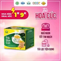 Trà Hoa Cúc hộp 30 x 3gram Túi Lọc của Siêu Thị Thiên Nhiên giúp ngủ ngon, tốt cho tim mạch