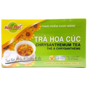 Trà hoa cúc Hùng Phát hộp 25 gói x 2g