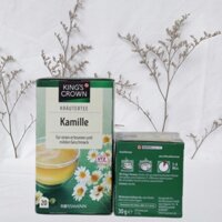 Trà hoa cúc King Crown, dạng trà nhúng, vừa thơm vừa thanh nhiệt, giải độc và tiêu hoá, ngủ ngon