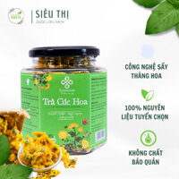 Trà hoa Cúc sấy lạnh - Thanh nhiệt sáng mắt đẹp da chống lão hóa - Econashine - Lọ thủy tinh