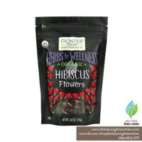Trà Hoa Dâm Bụt Hữu Cơ Frontier Organic Hibiscus Flowers, 165g