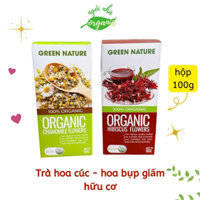 Trà hoa hoa bụp giấm - trà hoa cúc La Mã Chamomile nguyên bông hữu cơ 100g