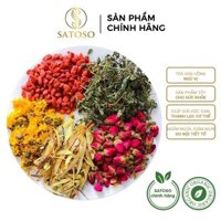 Trà hoa hồng ngũ vị SATOSO thượng hạng giúp thanh nhiệt, đẹp da gói 10g SA152