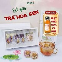 Trà Hoa Sen Mix Thảo Mộc, Sen Nguyên Bông Sấy Lạnh, Trà sen Sa Đéc giúp ngủ ngon