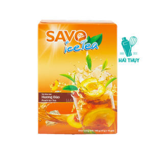Trà hòa tan hương đào SAVO - 16 GÓI