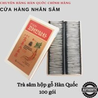 Trà hồng sâm Hàn Quốc hộp giấy 100 gói x 3gr/hộp