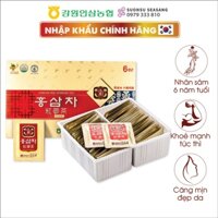 Trà Hồng sâm Hàn Quốc từ nhân sâm 6 năm tuổi - Hộp 100 gói x 3g