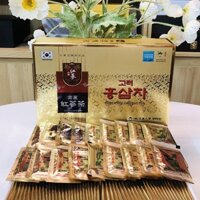 Trà Hồng Sâm- Trà Linh Chi Hàn Quốc. Korean Ginseng Tea hộp 100 gói