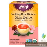 Trà Hữu Cơ Yogi Skin Detox, Giúp Giải Độc Cho Da