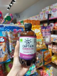 Trà Kombucha Captain hữu cơ – chanh dây 400ml