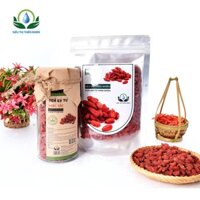 Trà kỷ tử đỏ sấy khô Mộc Sắc gói 500g, hạt câu kỳ tử hữu cơ của Siêu thị thiên nhiên