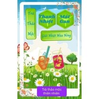 Trà lá dứa cỏ ngọt - giải nhiệt, mát gan, giảm nhiệt miệng 40 túi lọc