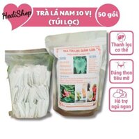 Trà lá nam 10 vị thanh lọc cơ thể, dáng thon bịch 50 túi lọc HediShop