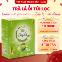 Trà Lá Ổi Green Tea Hộp 60 Túi Lọc Hỗ Trợ Giảm Cân, Trà Búp Ổi Cải Thiện Tiêu Hóa, Ổn Định Huyết Áp