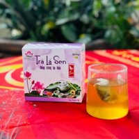 Trà lá sen Trần Lan túi lọc, đông trùng hạ thảo giúp giảm mỡ máu, ổn định đường huyết, an thần, ngủ ngon, 35 túi x 3g