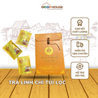 Trà Linh Chi Túi Lọc Quảng Nam Hỗ Trợ Tăng Sức Đề Kháng, Chống Lão Hoá Hộp 40g - OCOP House