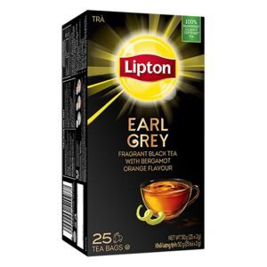 Trà Lipton Earl Grey túi lọc hộp 50g (25 gói)