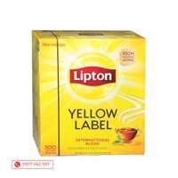Trà Lipton Nhãn Vàng 100 Gói (Túi Lọc)