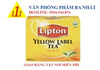 Trà Lipton nhãn vàng – 100 gói