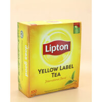 Trà Lipton Nhãn Vàng - Hộp 100 gói