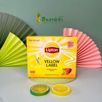Trà Lipton Nhãn Vàng Hộp 100 Gói