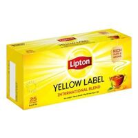 Trà Lipton Nhãn Vàng Hộp 25 Gói