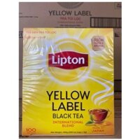 Trà Lipton Túi Lọc 100 gói - Trà Túi Lọc Nhãn Vàng 200g