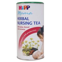 Trà lợi sữa HiPP mama herbal nursing tea của Đức cho phụ nữ nuôi con bú hộp 200g