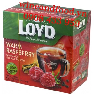 Trà Loyd Warm Raspberry Phúc Bồn Tử 40g