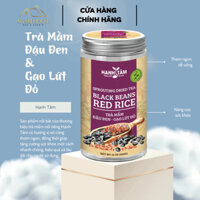 Trà mầm đậu đen mix gạo lứt đỏ HẠNH TÂM hộp 500gr