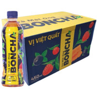 Trà mật ong BONCHA vị việt quất chai 450ml