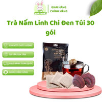 Trà Nấm Linh Chi Đen Túi 30 Gói - Giảm Mỡ Máu Ngủ Ngon Và Tăng Cường Sức Khoẻ