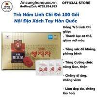 Trà Nấm linh chi Hàn Quốc 100 gói KOREA LINGSHI MUSHROOM TEA chính hãng