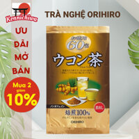 Trà nghệ mùa thu Ukon Tea Orihiro hỗ trợ giải độc gan, ngăn ngừa loét dạ dày, đẹp da Nhật Bản túi 60 gói - Konnichiwa