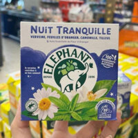 Trà Ngủ Ngon Elephant Pháp - TRÀ TÚI LỌC CON VOI