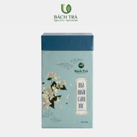 Trà Nhài Cam Túc Bách Trà búp trà xanh Thái Nguyên 1 tôm 1 lá ướp hoa Nhài đóng gói 80g