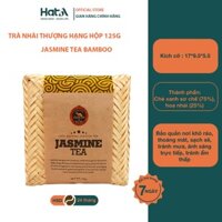 Trà nhài thượng hạng Hương Mai Cafe 125g - đựng trong hộp tre