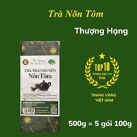 Trà Nõn Tôm THƯỢNG HẠNG 500g Chè Thái Nguyên Trà Xanh Tâm Thái Trà Tân Cương Nõn Tôm 5 gói 100g