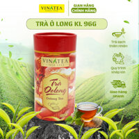 Trà Ô Long lon giấy 96g, trà olong chiết từ búp trà đạt chuẩn tốt cho sức khoẻ, trà oolong Vinatea