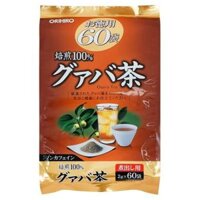 Trà ổi Orihiro hỗ trợ giảm cân 60 gói, trà lá ổi Orihiro Guava Tea giảm cân Nhật Bản