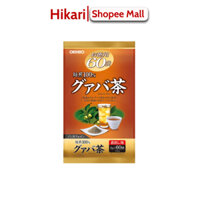Trà ổi Orihiro túi lọc 60 gói thanh nhiệt mát gan, hỗ trợ giảm cân Nhật Bản
