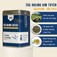 Trà Oolong Kim Tuyên Cầu Đất - Hộp 220Gr - Dalat Farm