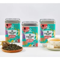 Trà Oolong Kim Tuyên Cầu Đất Hộp Thiếc 200gr