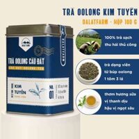 Trà Oolong Kim Tuyên Cầu Đất Dalat Farm - Hộp 100 g