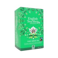 Trà Organic Pure Green Tea Hiệu English Tea Shop Loại 20 Gói HSD 2026