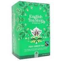 Trà Organic Pure Green Tea hiệu English Tea Shop loại 20 gói (40g)