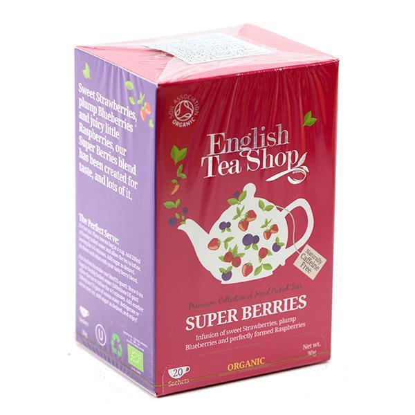 Trà Organic Super Berries Hiệu English Tea Shop 30g