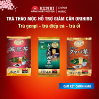 Trà Orihiro 3 loại: Lá Ổi, diếp cá, trà genpi Nhật Bản Gói 60 Túi và 48 túi lọc - Kenbi hàng Nhật