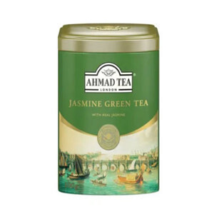 Trà pha ấm AHMAD Trà Xanh Hoa Nhài hộp thiếc 100 g